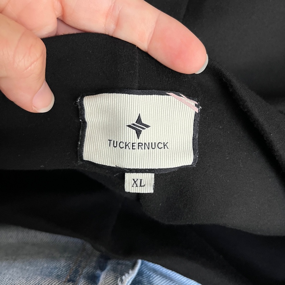 Tuckernuck Women Sz XL Solid Stirrup Leggings Black Stretch Business Workwear